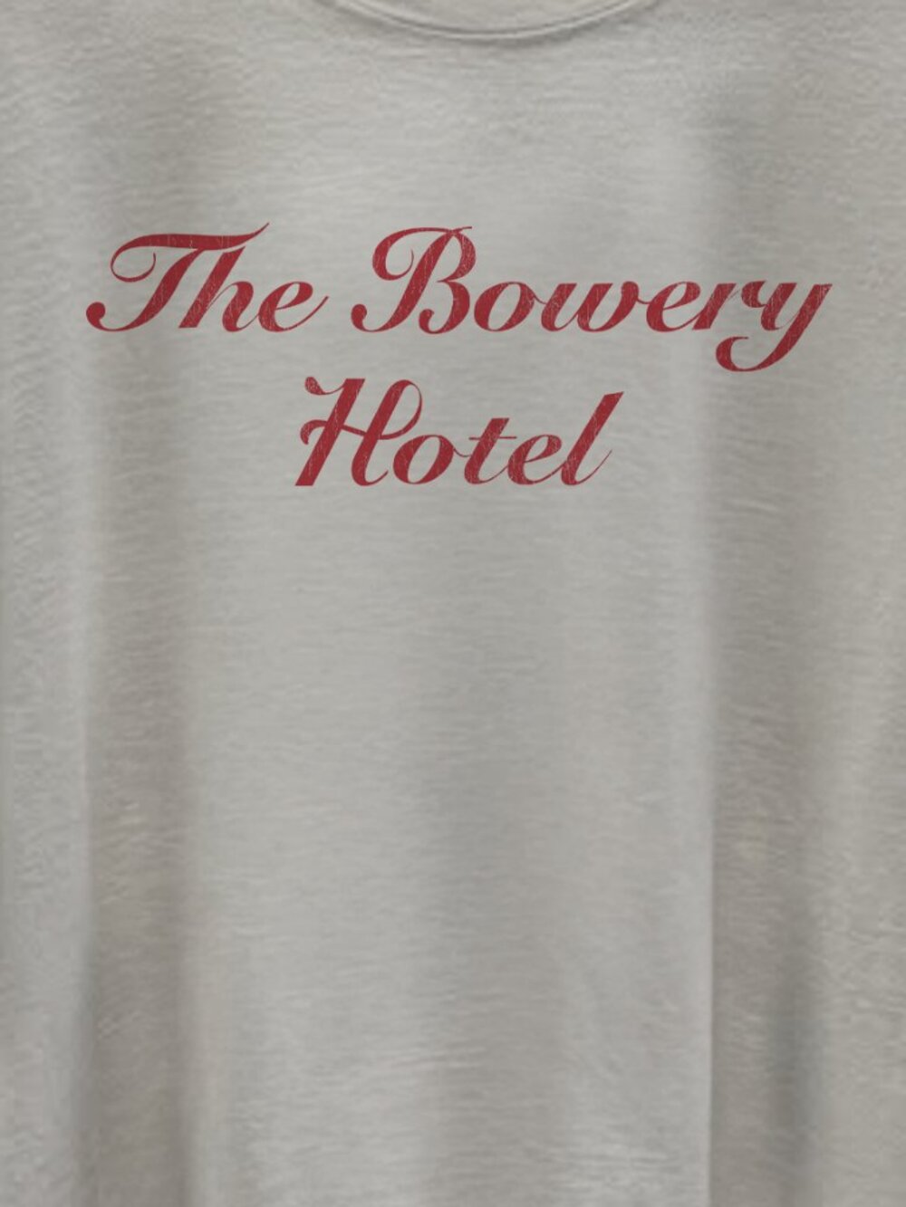 Rare The Bowery Hotel New York Washed White Tee - Picture 2 of 5